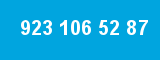 923 106 52 87 923 106 52 87